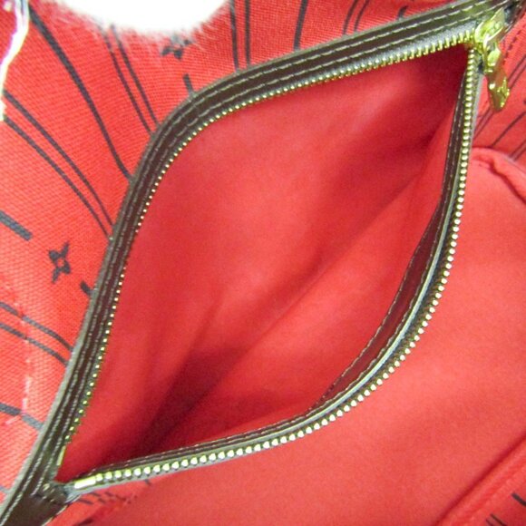 LOUIS VUITTON Brown Damier Neverfull PM Tote Bag - Picture 7 of 9